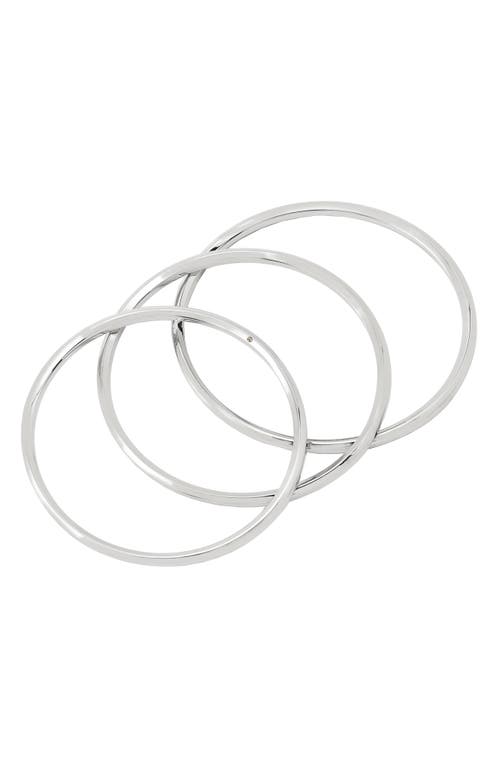 Allsaints Set Of 3 Bangle Bracelets