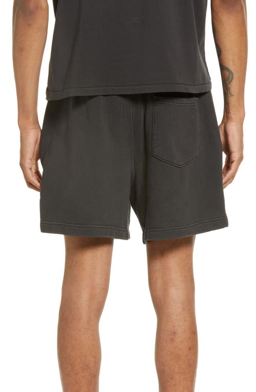 Elwood Core Organic Cotton Brushed Terry Sweat Shorts In Gray
