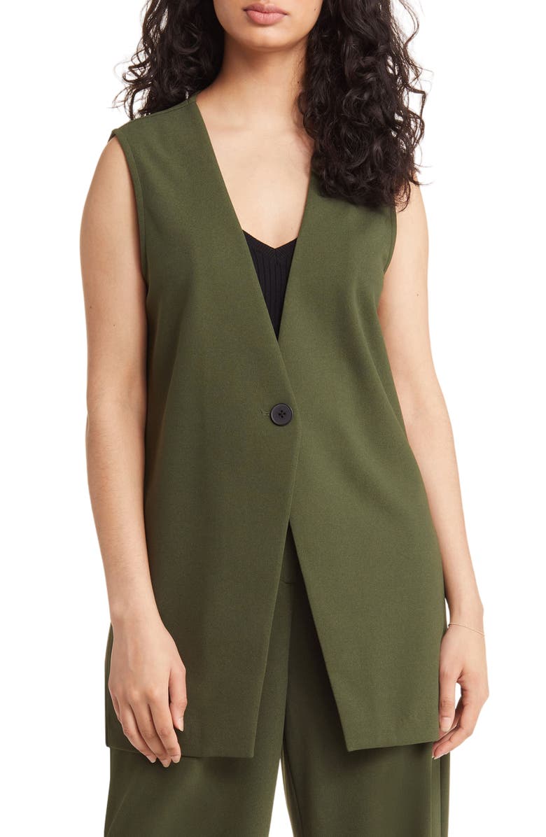 VERO MODA One-Button Vest, Main, color,