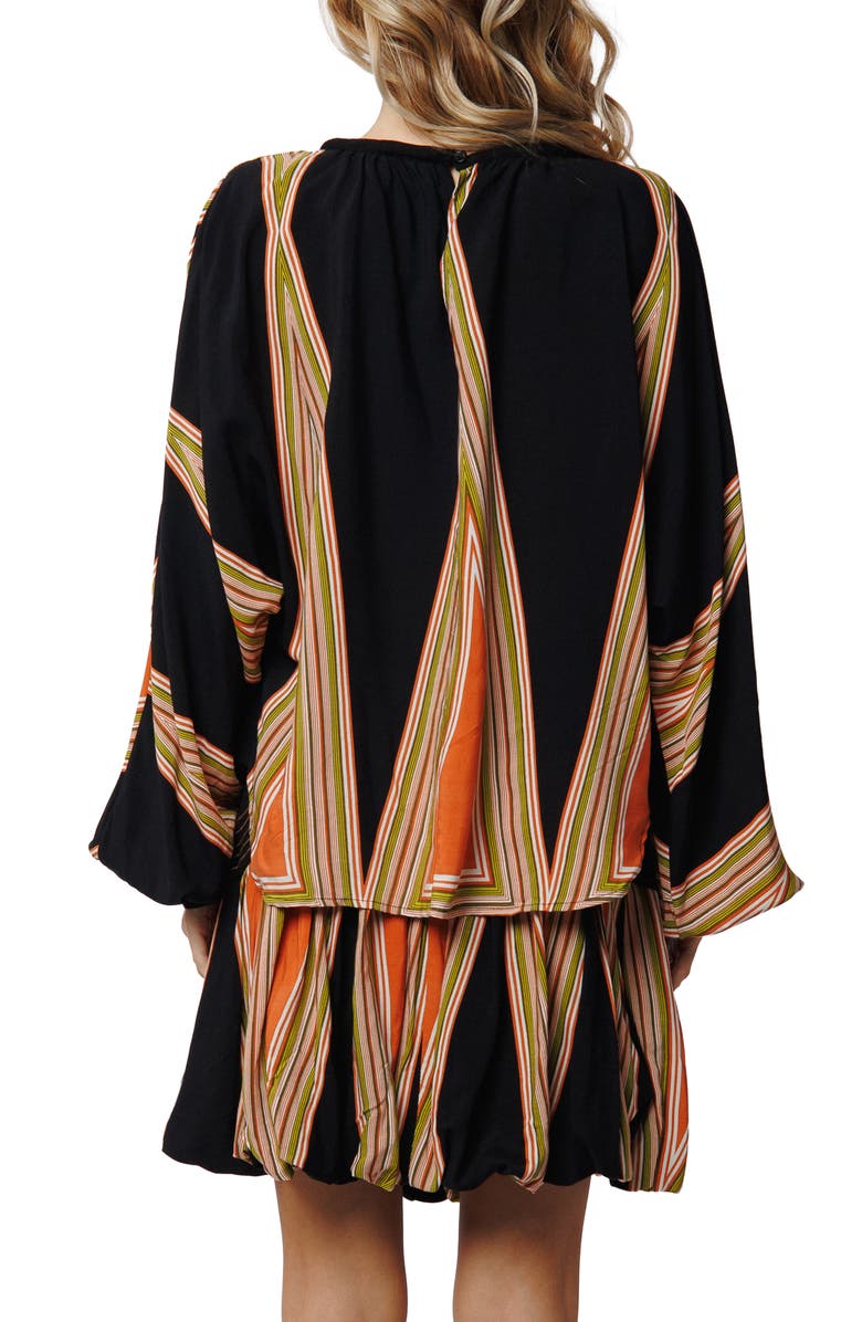 CIEBON Karoline Print Top, Alternate, color, Black Multi