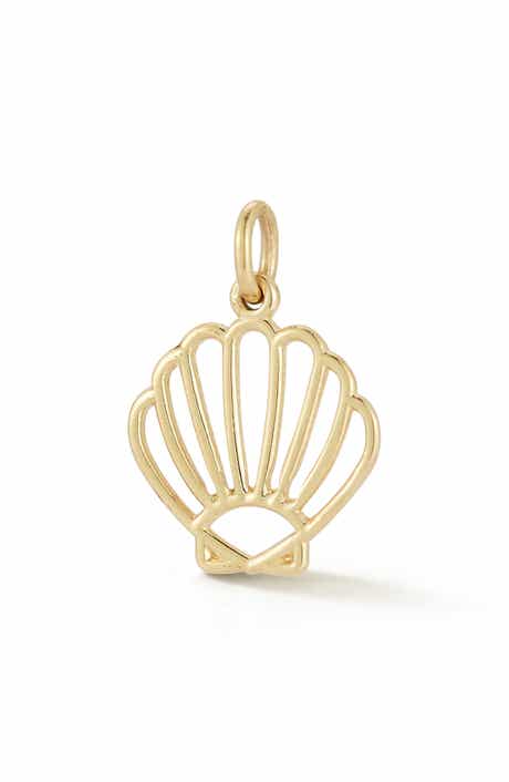 Ember Fine Jewelry 14K Gold Shell Charm Pendant