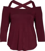 Loveappella Cross Strap Top