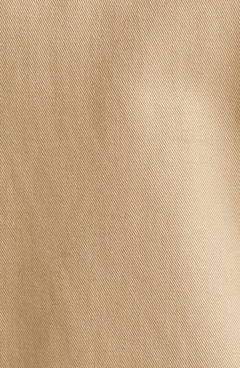 Brandon Maxwell The Lily Cotton Twill Moto Jacket, Alternate, color, Khaki