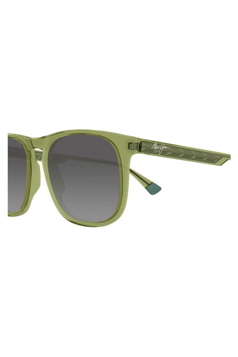 Kupaa 62mm PolarizedPlus2® Oversize Oval Sunglasses, Alternate, color, GREEN