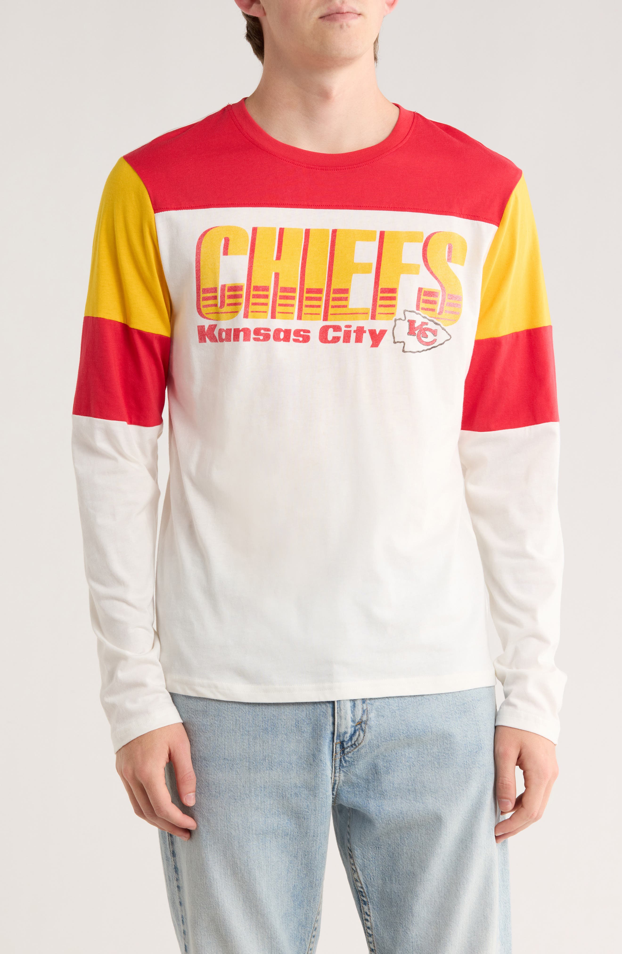 Junk Food Zone Blitz Chiefs Long Sleeve T-Shirt