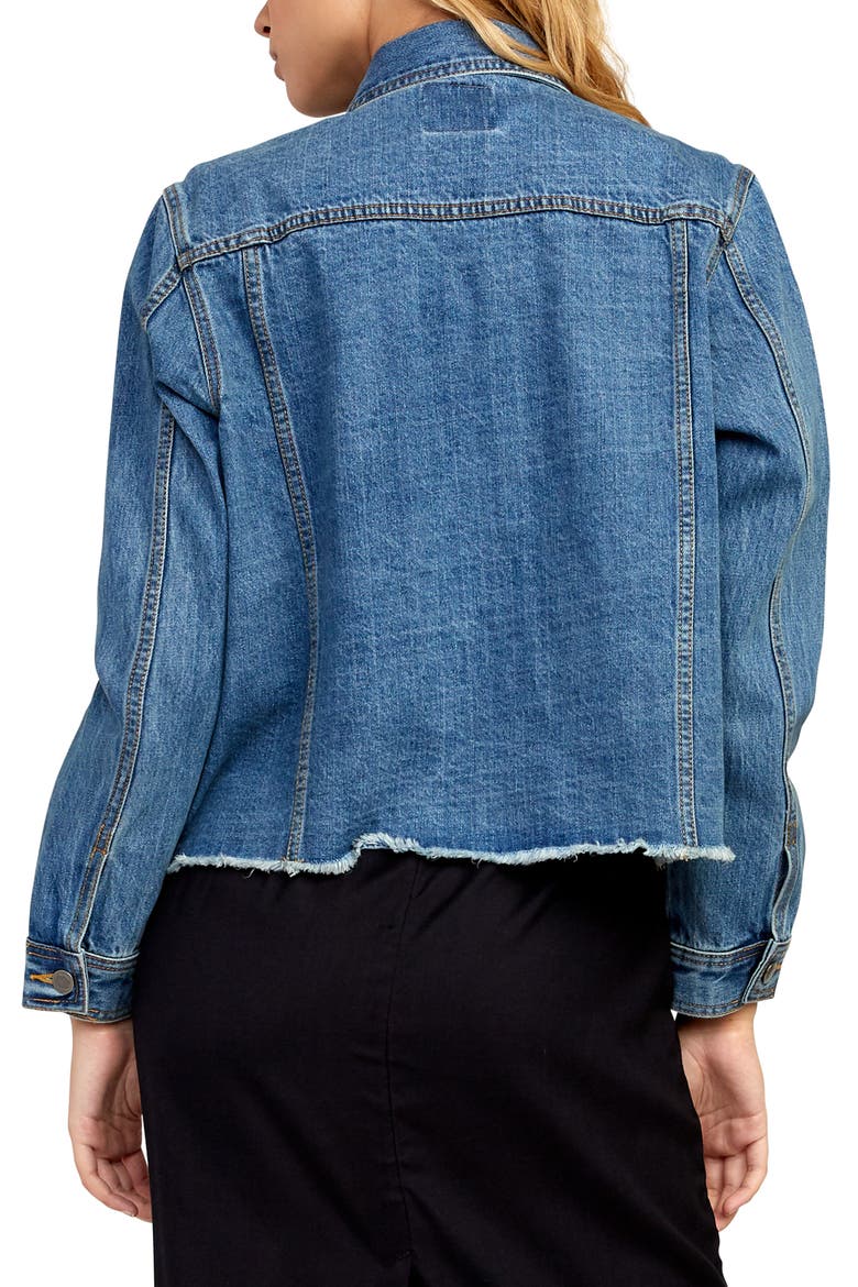 Pause It Denim Jacket, Alternate, color, MEDIUM BLUE