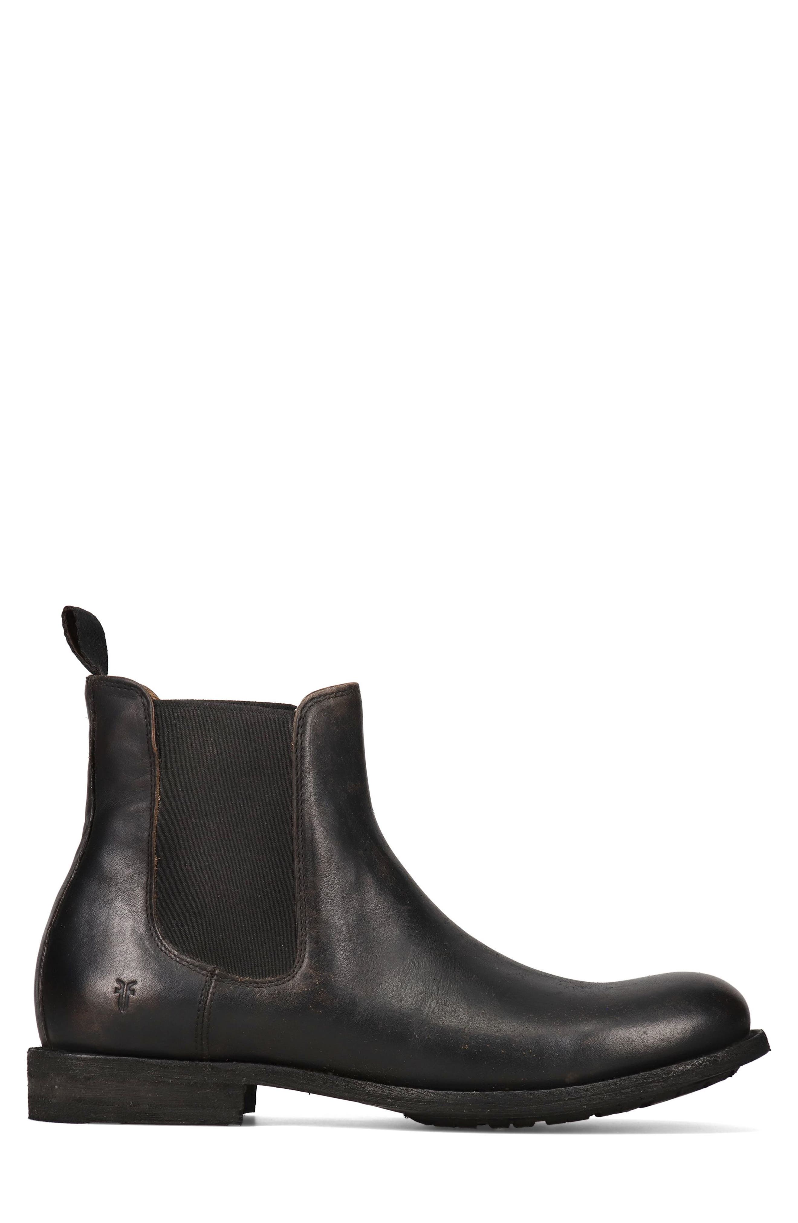 Frye Tyler Flex Chelsea Boot, Alternate, color, Black Black