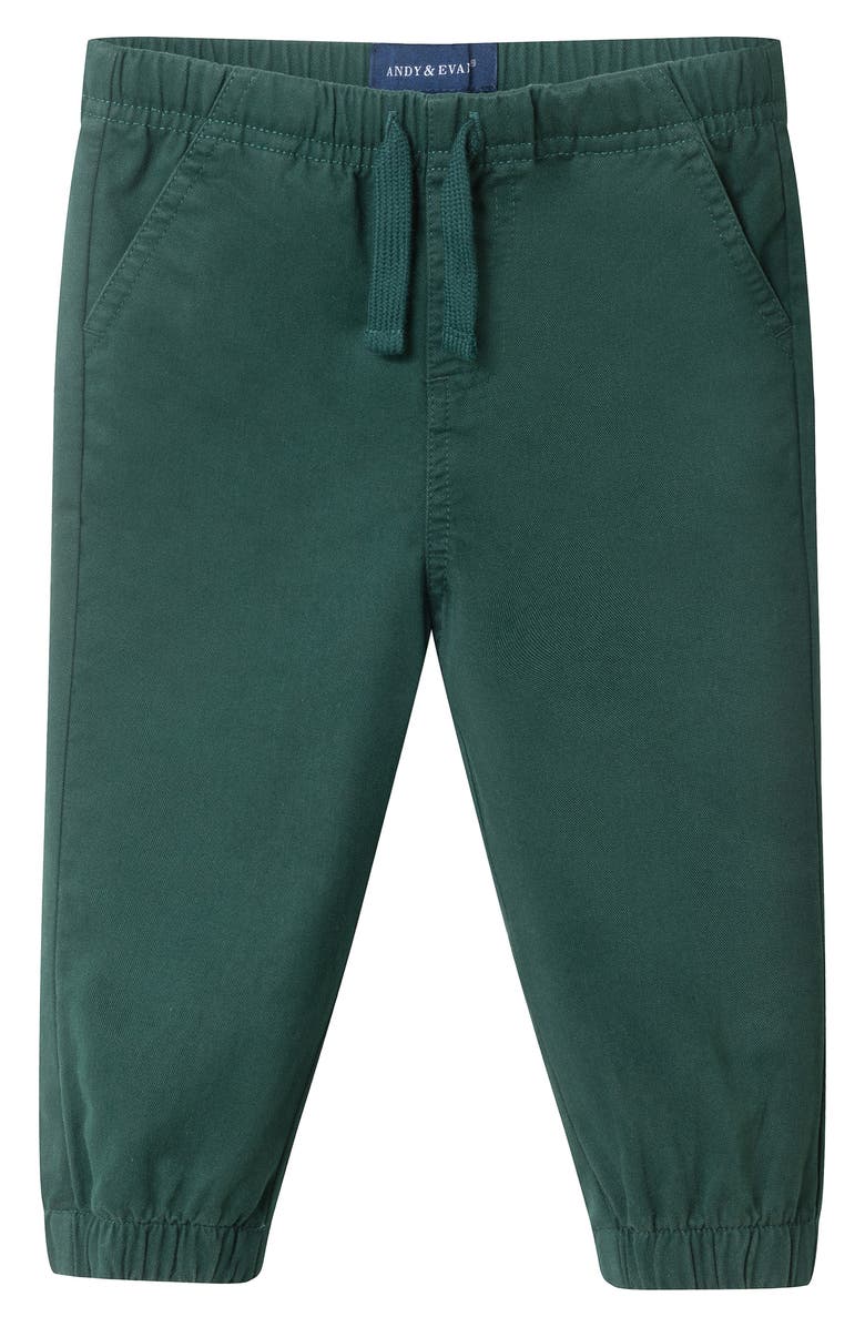 Andy & Evan Long Sleeve Stretch Cotton Polo & Drawstring Pants Set, Alternate, color, Grey Polo