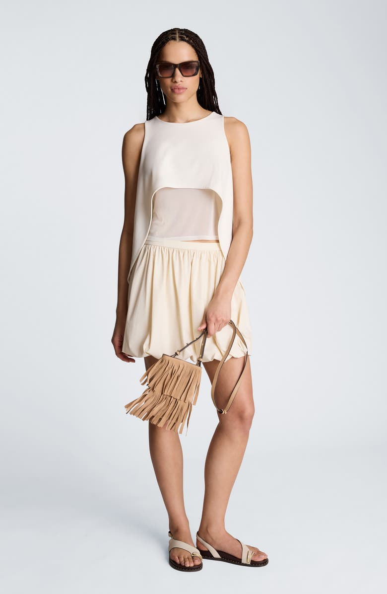 Kenneth Cole High/Low Layer Tank, Alternate, color, Oyster