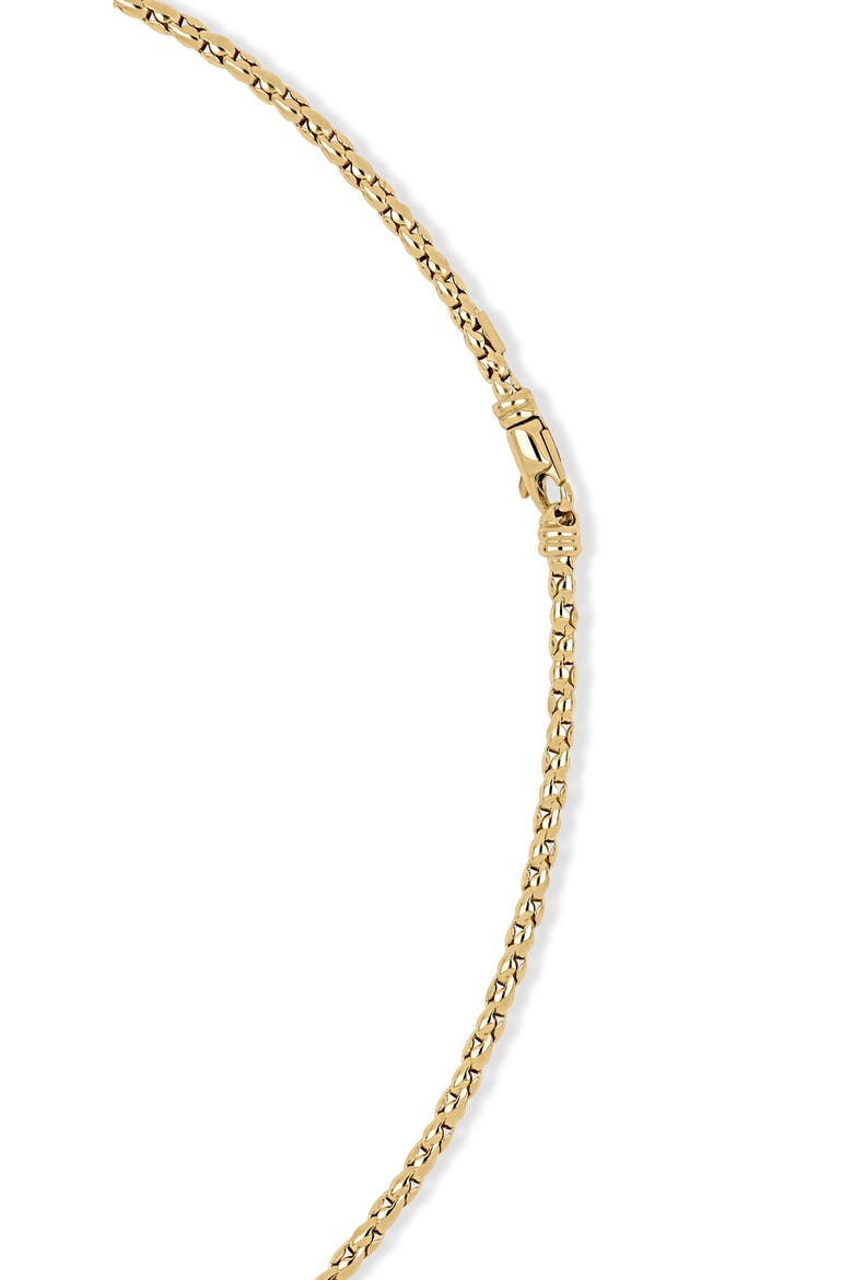 14K Gold Disc Link Chain Necklace (Online Trunk Show), Alternate, color, 14K YELLOW GOLD