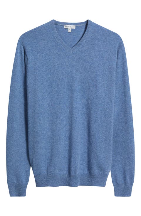 Crown Heritage V-Neck Cashmere Sweater