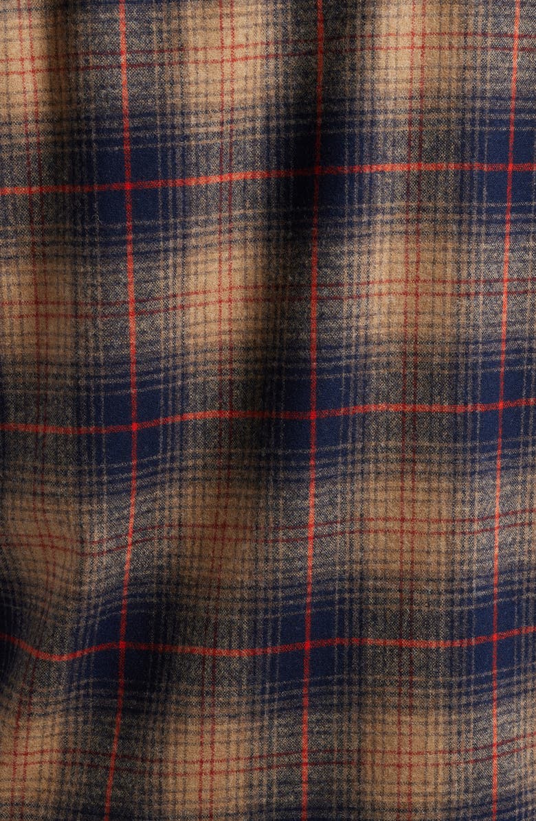 Pendleton Lodge Plaid Button-Up Wool Shirt, Alternate, color, 