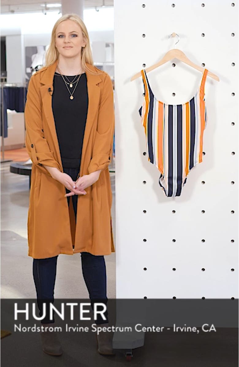 Second Wave Tank Tie Dye One-Piece Swimsuit, sales video thumbnail