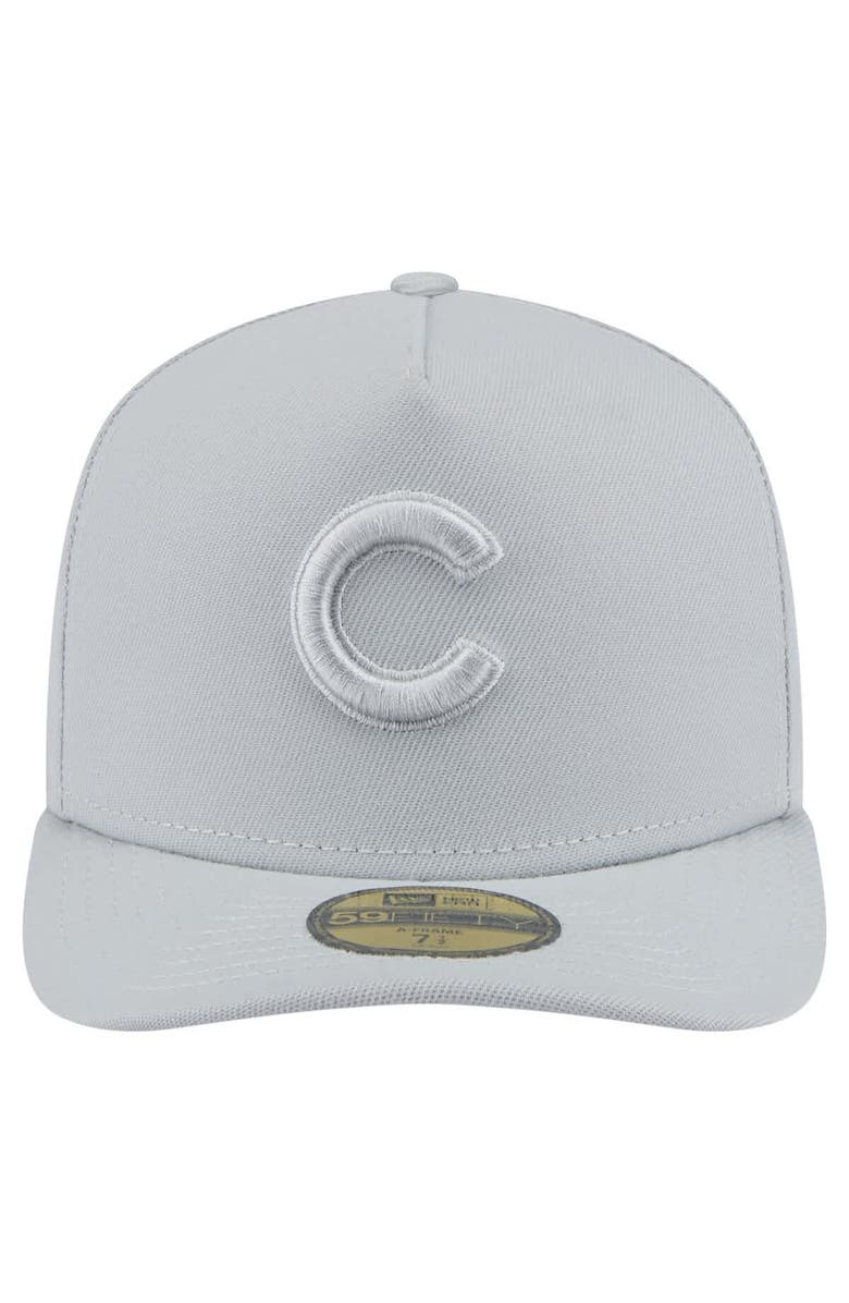 New Era Men's New Era Gray Chicago Cubs Colorpack 59FIFTY Fitted Hat, Alternate, color, Gray