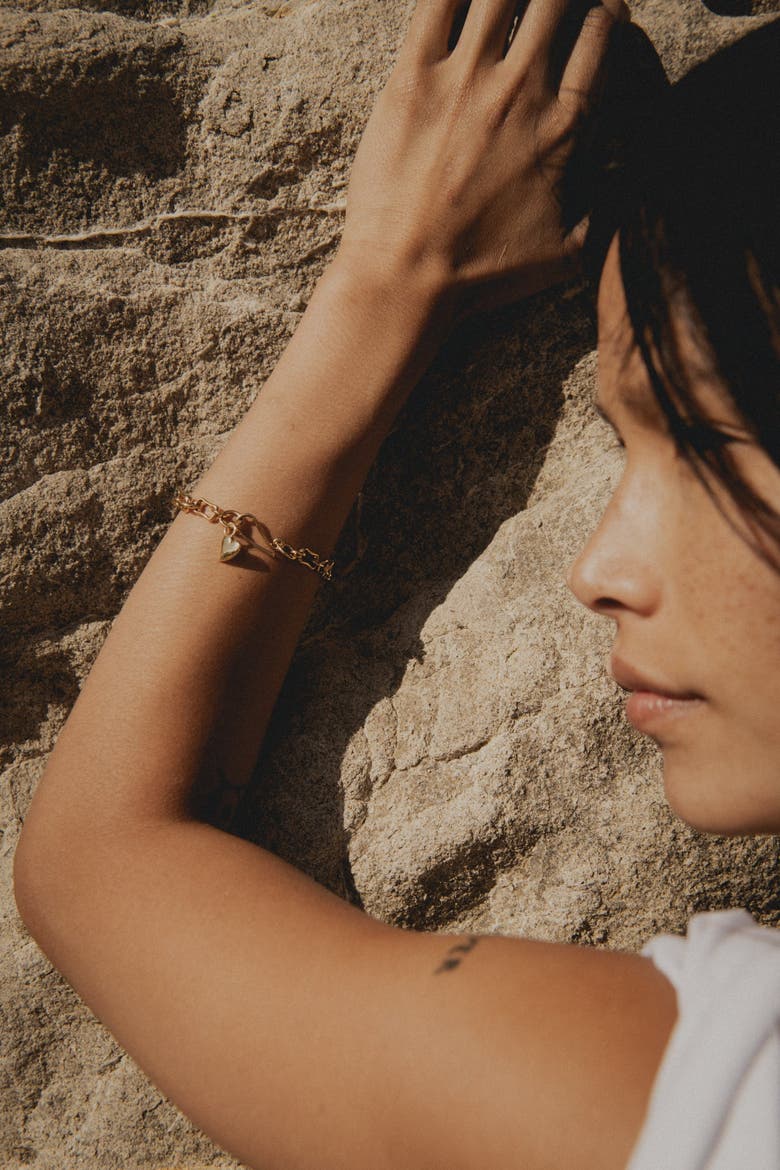 Dylan Link Bracelet, Alternate, color, Recycled Sterling Silver