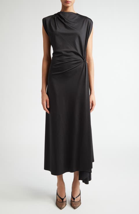 国内発| VICTORIA BECKHAM ワンショルダー ミディドレス 国内発| VICTORIA BECKHAM ワンショルダー ニット ミディドレス