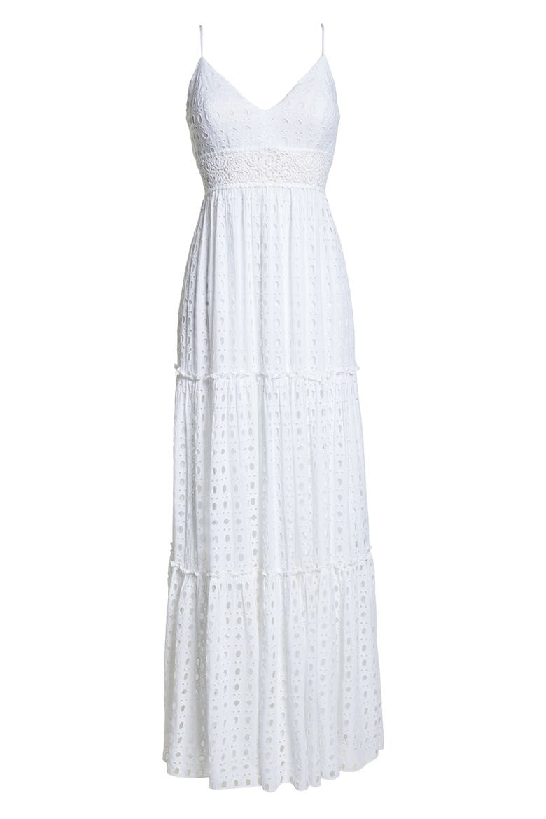 Melody Maxi Dress, Alternate, color, RESORT WHITE EYELET