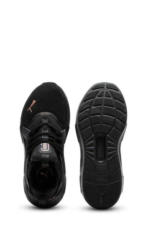 Puma Kids' Softride Enzo 5 Sneaker In Black