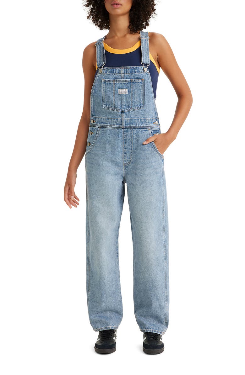 Levi's<sup>®</sup> Nonstretch Denim Overalls, Main, color,