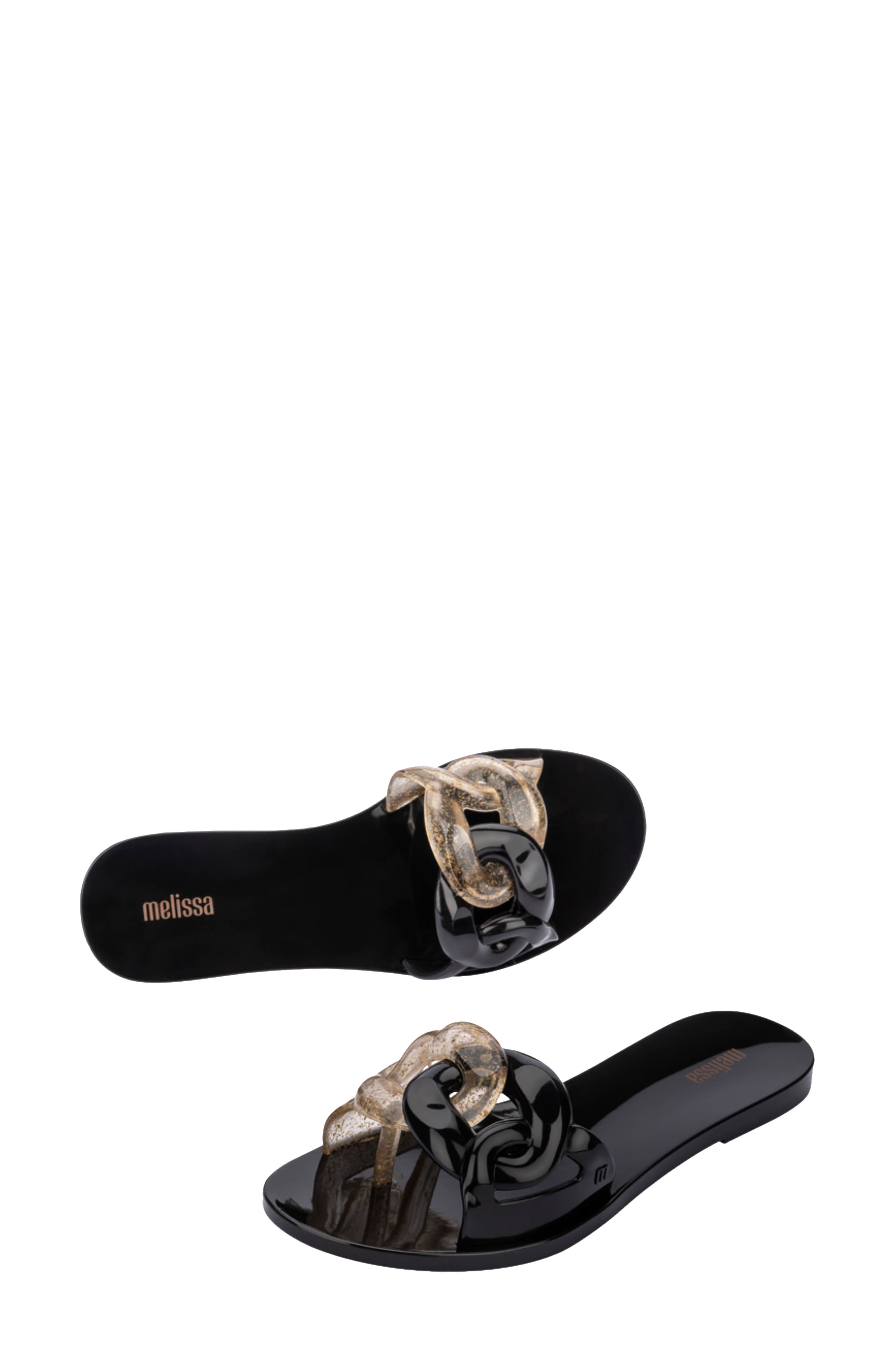 Melissa Jelly Chain Sandal, Alternate, color, 