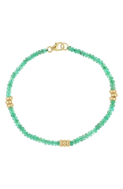 El Mar Emerald Beaded Bracelet (Nordstrom Exclusive)