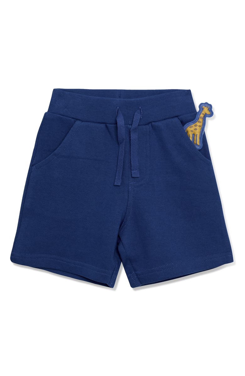 JOJO MAMAN BEBE Safari Print Cotton T-Shirt & Shorts Set, Alternate, color, Ecru