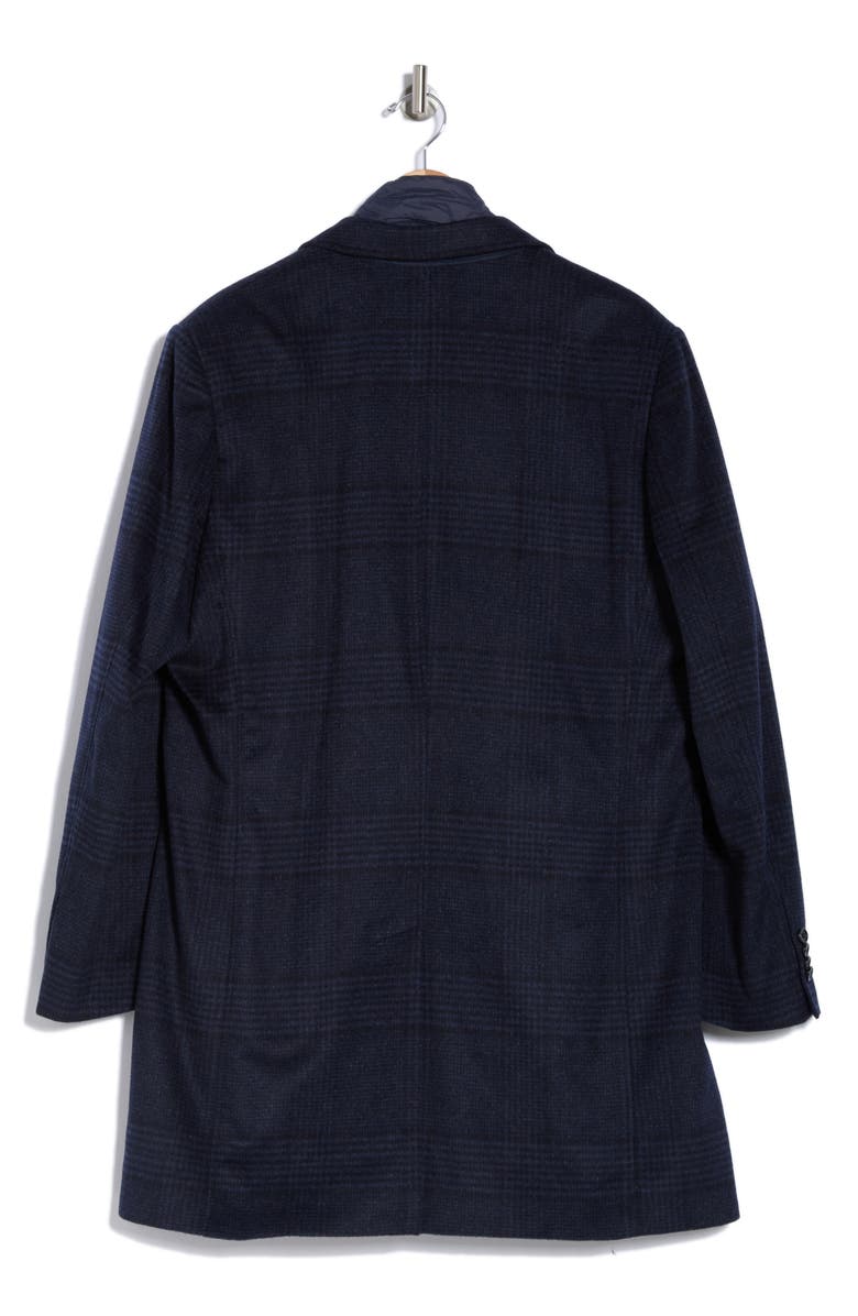 English Laundry Three Button Notch Lapel Wool Blend Trim Fit Suit, Alternate, color, Gray