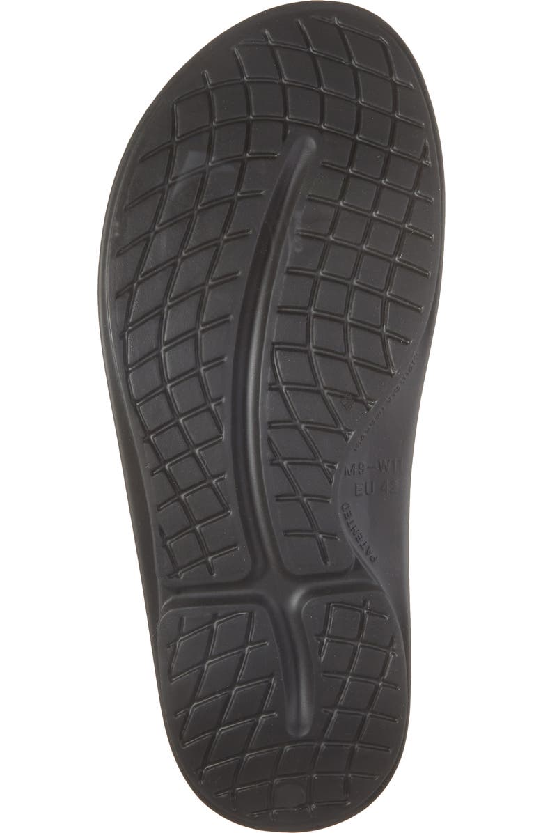 Oofos Gender Inclusive Ooahh Sport Slide Sandal, Alternate, color, Black/ Black Water Camo