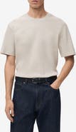 MANGO Regular Fit Medium Weight Cotton T-Shirt
