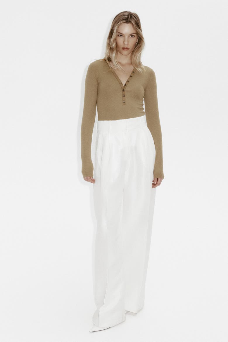 Ribbed Jersey Body, Alternate, color, Khaki green