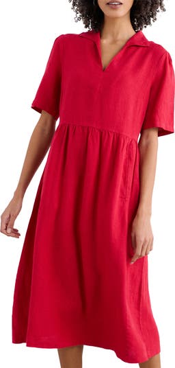 chinese dress ladies Seasalt Fen Violet Denim Midi Dress