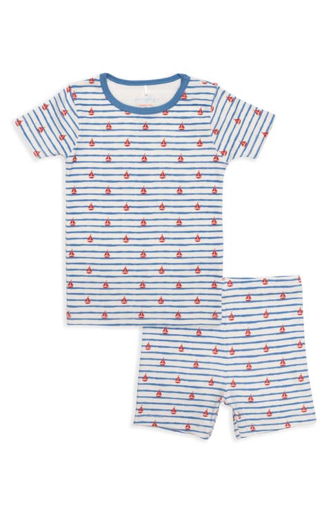 Kids' Sailing Vibe Printed Magnetic Pajamas (Toddler)