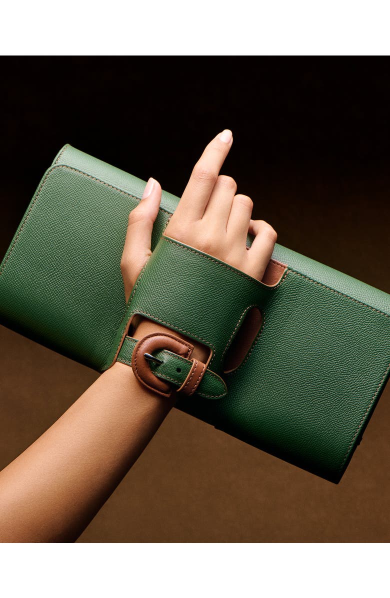 PERRIN PARIS La Parisienne Clutch, Alternate, color, Black | Caramel