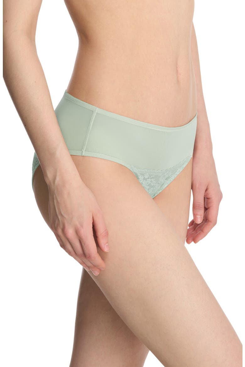 Cherry Blossom Lace Briefs, Alternate, color, MEADOW