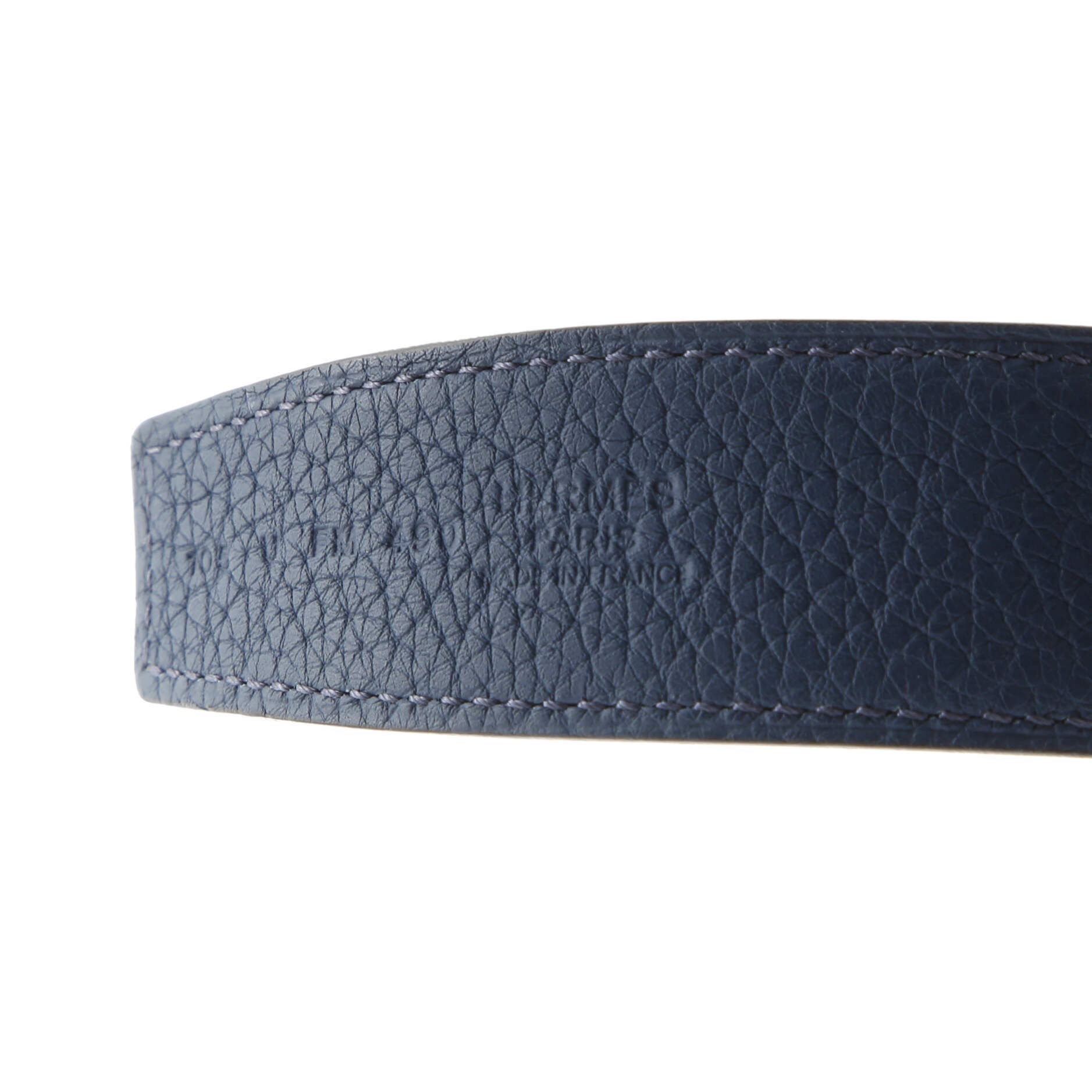 Pre-Owned Hermes Constance Reversible Belt Leather with So Black Matte Hardware Wide, Alternate, color, Black