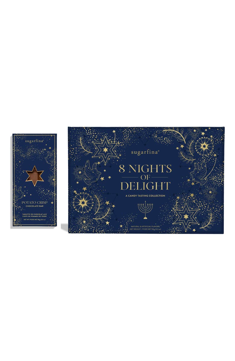 sugarfina 8 Nights of Delight Tasting Collection & Candy Bar Bundle, Main, color, 