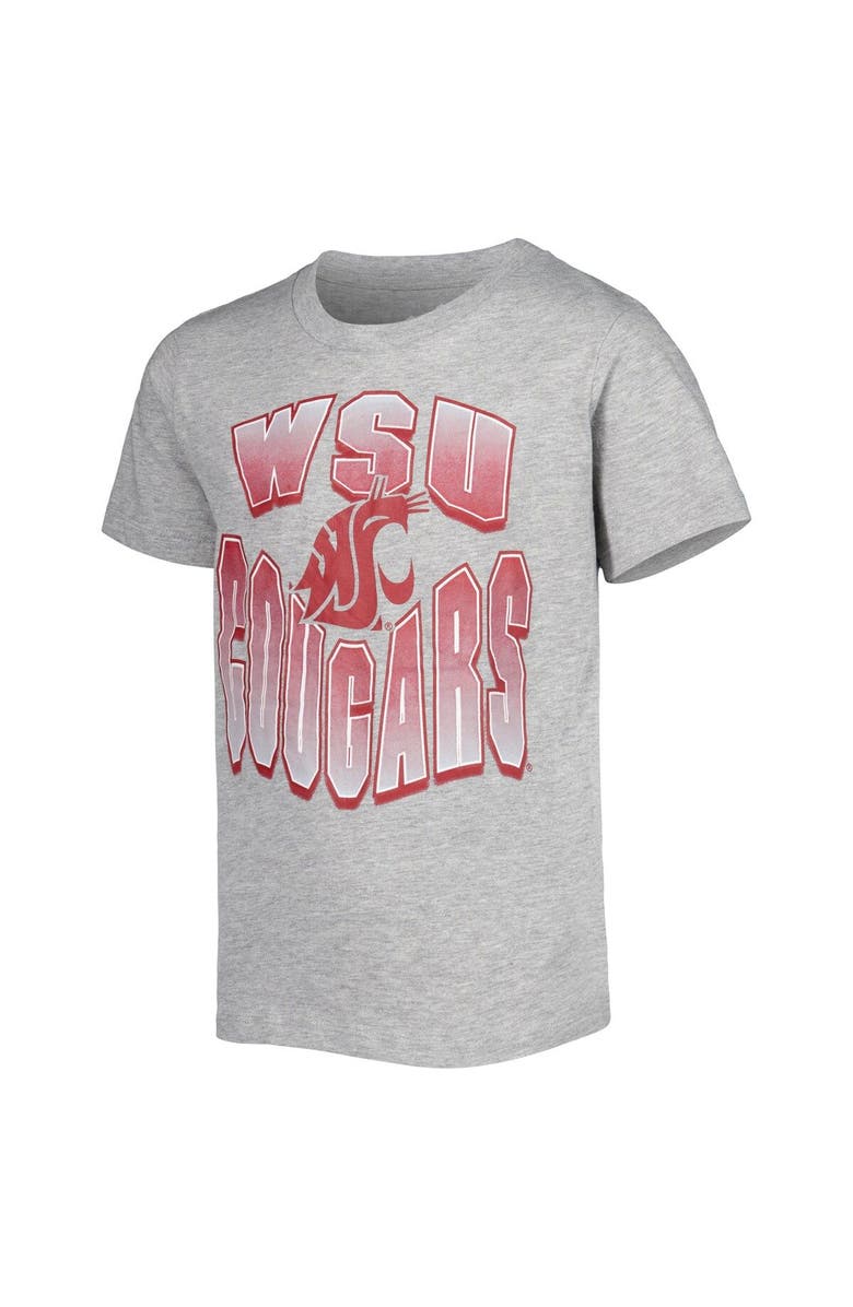 Outerstuff Youth Crimson/Heather Gray Washington State Cougars Game Day T-Shirt Combo Pack, Alternate, color, 
