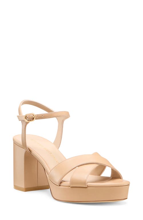 Stuart Weitzman Dayna Ankle Strap Platform Sandal