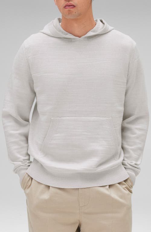 Reigning Champ Laurel Cotton Slub Hoodie In Oyster