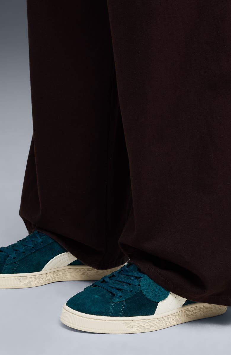 PUMA Charles F. Stead Suede Sneaker, Alternate, color, Persian Blue/ Puma White