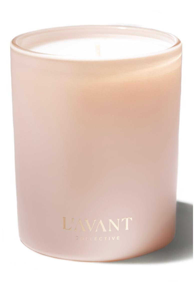 Blushed Bergamot Candle, Main, color, PINK