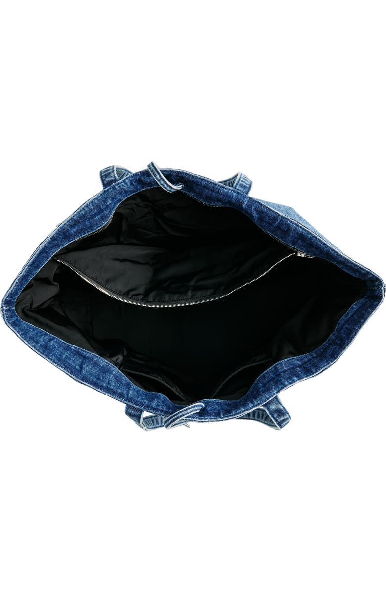 Alexander Wang Medium Punch Denim Tote, Alternate, color,