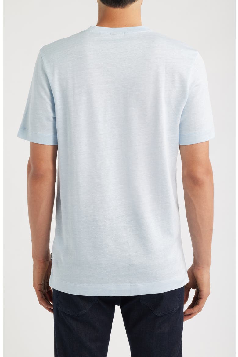 Thompson Slub Cotton T-Shirt, Alternate, color, LIGHT/ PASTEL BLUE