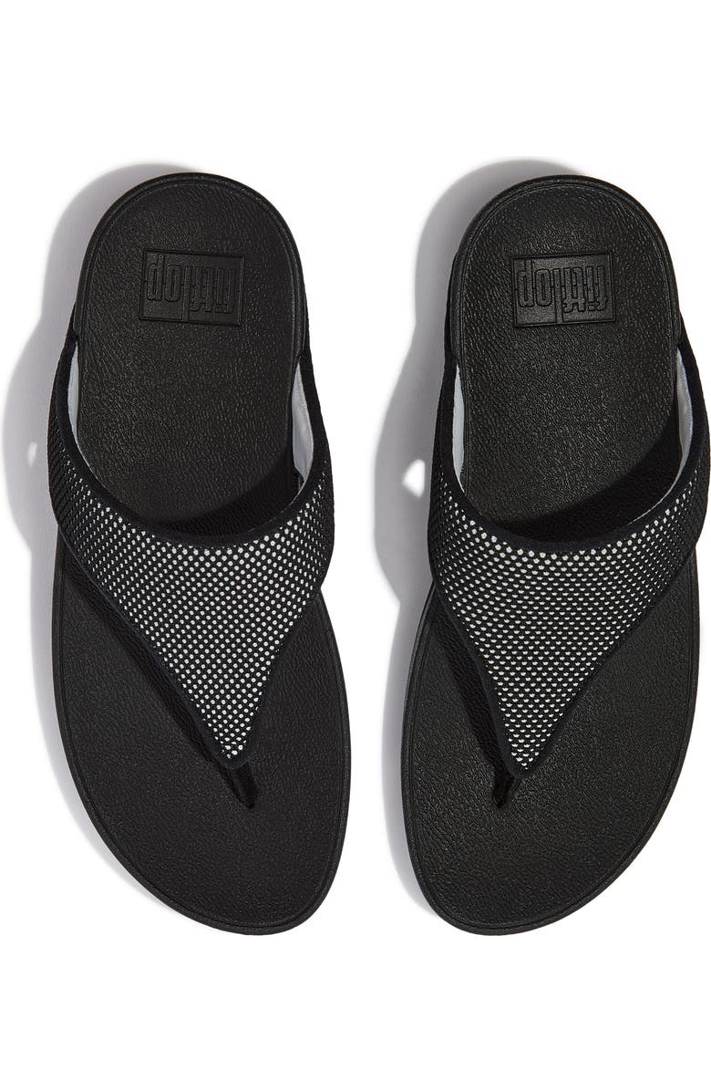 FitFlop Water Resistant Two Tone Flip Flop, Alternate, color, Black