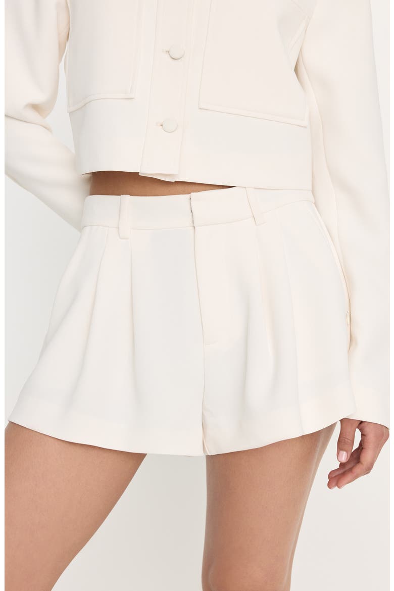 Luxe Suiting Shorts, Alternate, color, SOFT SHELL