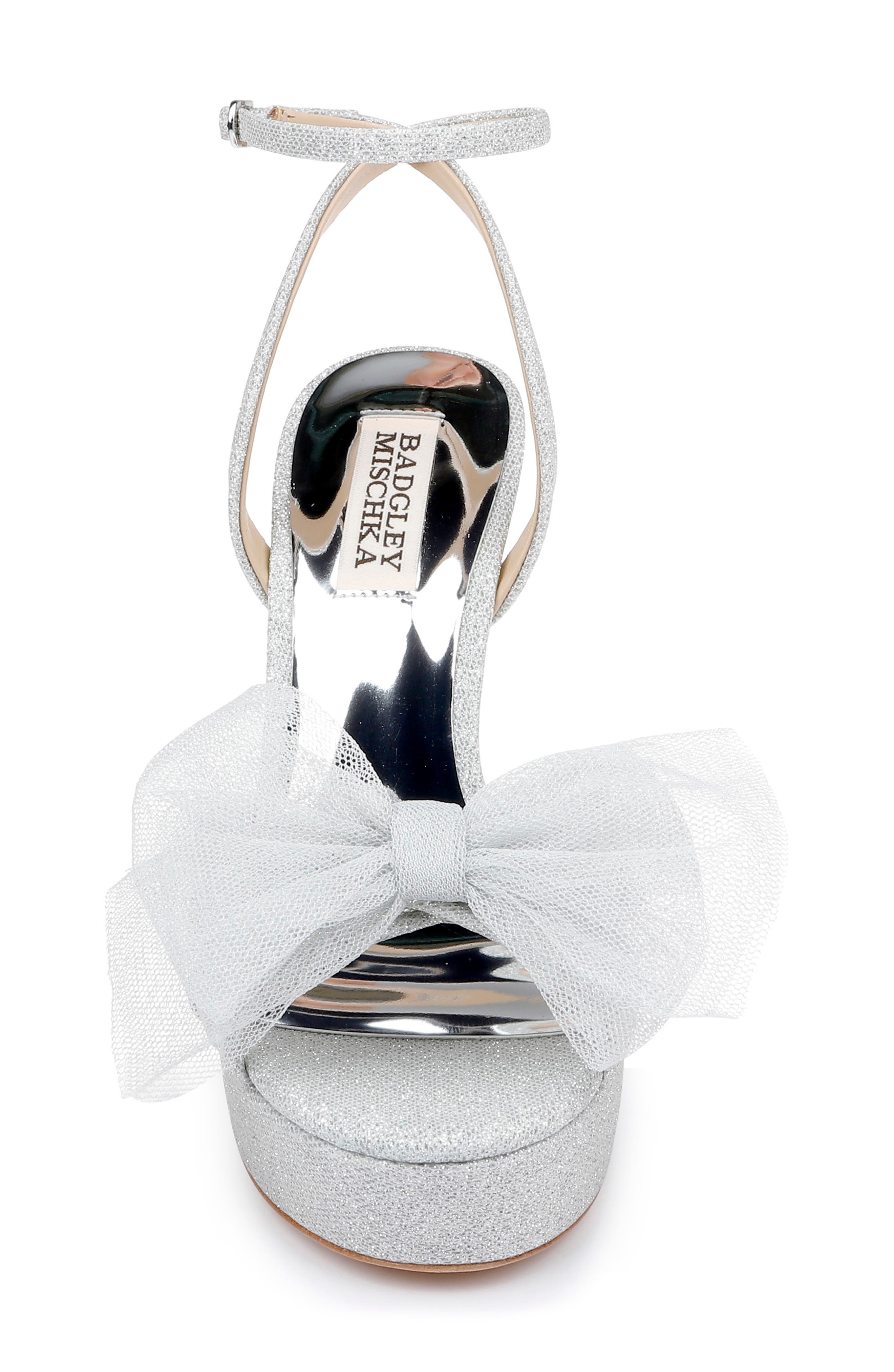 Sophie Ankle Strap Platform Sandal, Alternate, color, SILVER/SIL