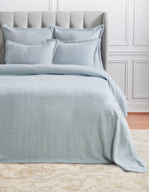 Elisabeth York Torin Agate Cotton Euro Sham In Gray