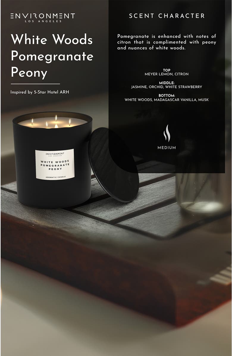ENVIRONMENT Inspired by 5-Star Resort Scents Candle, Alternate, color, Inspired By Aria Hotel