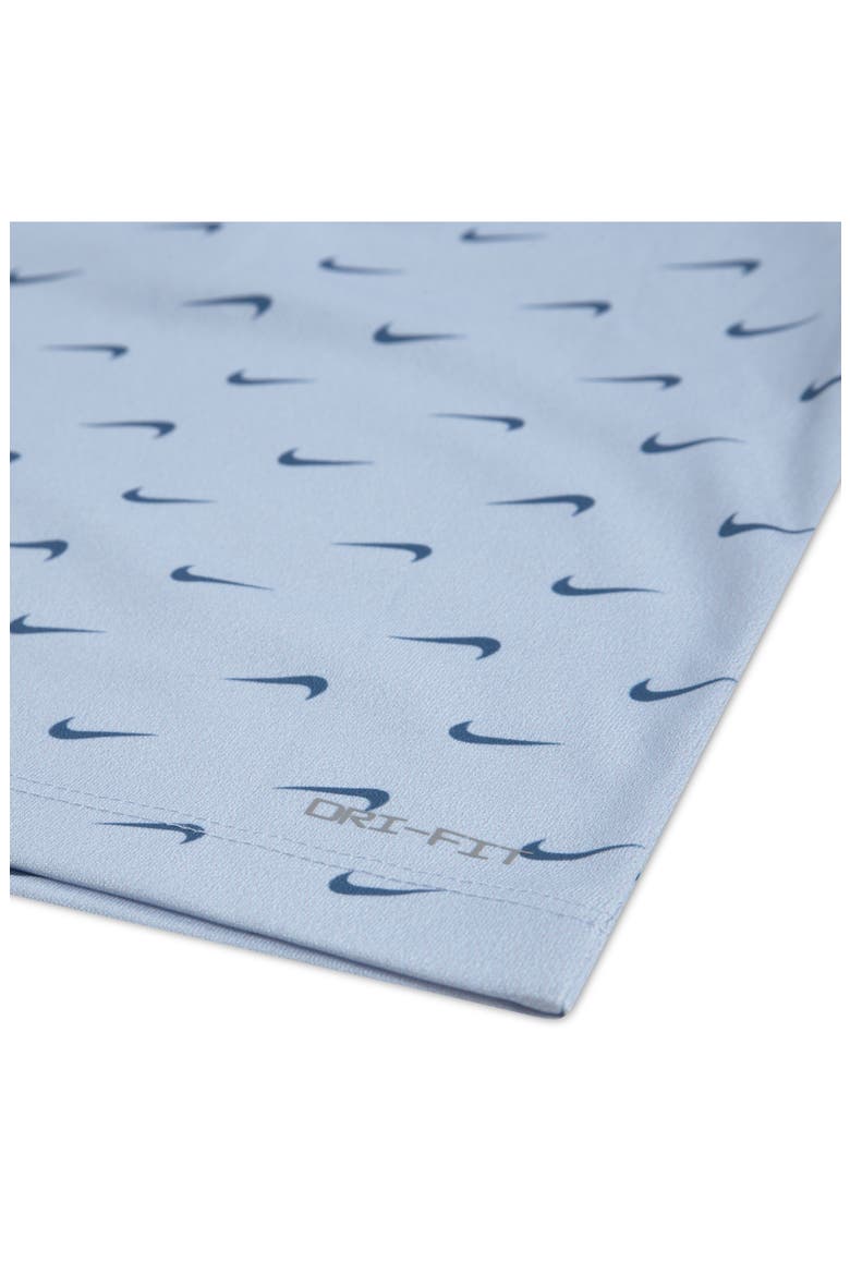Swoosh Print Dri-FIT Polo & Shorts Set, Alternate, color, STAR BLUE