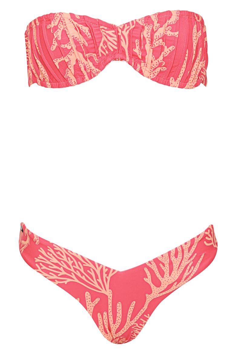Coral Reef Valerya Reversible Bikini Bottoms, Alternate, color, MEDIUM PINK